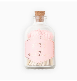 Frankie & Claude Small Match Jar Blush Pink
