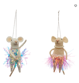 Felt Mice Ornament - Botanist Ornament