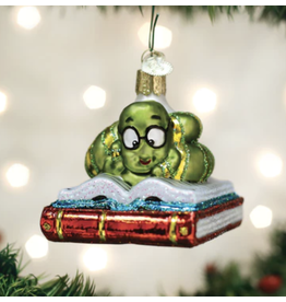 Book Worm Ornament
