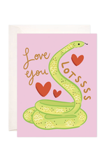 Bloomwolf Studio Snake Love Card