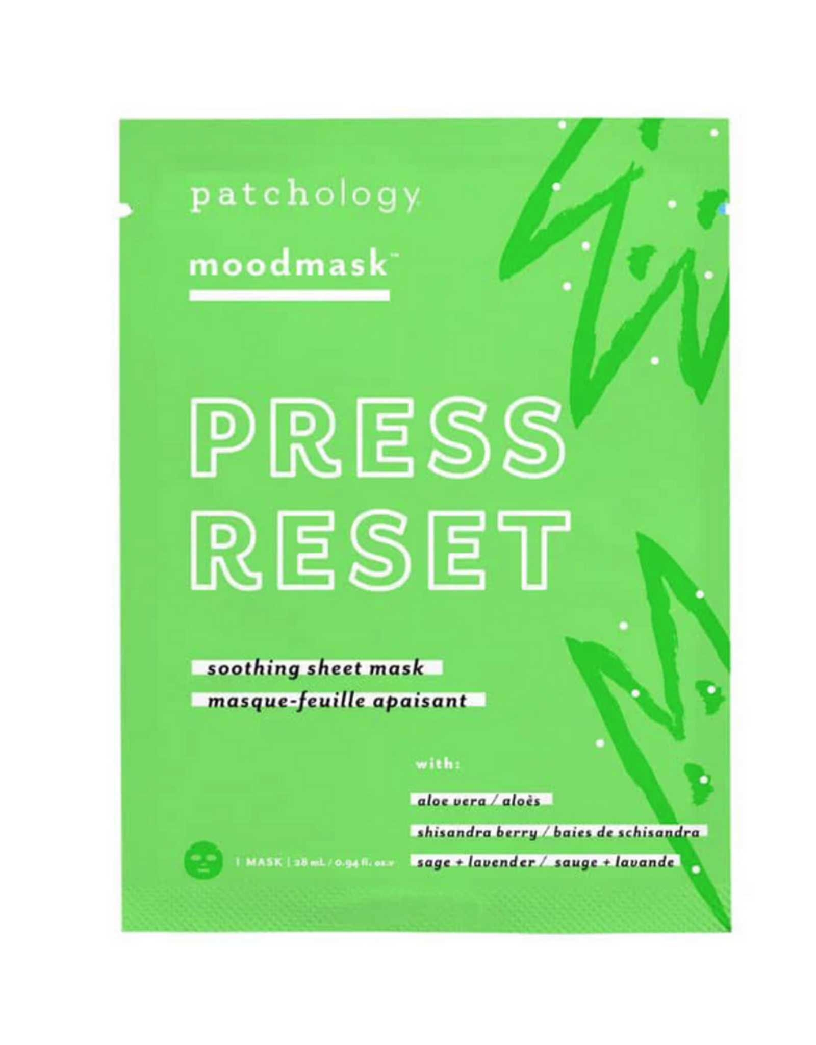 Patchology Press Reset Soothing MoodMask Face Mask
