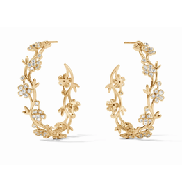 Julie Vos Laurel Hoop Earring by Julie Vos