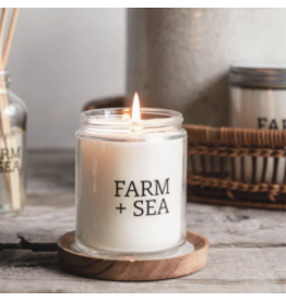 Farm + Sea Grapefruit + Sea Salt Small Candle by Farm + Sea