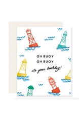 Slightly Stationery Oh Buoy Card