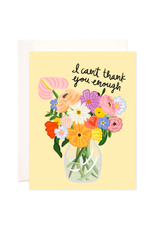 Bloomwolf Studio Flower Vase Thank You Card