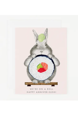 Dear Hancock We're on a Roll Anniver-sushi Card