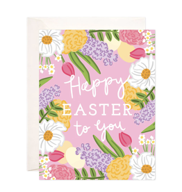 Bloomwolf Studio Floral Easter Card