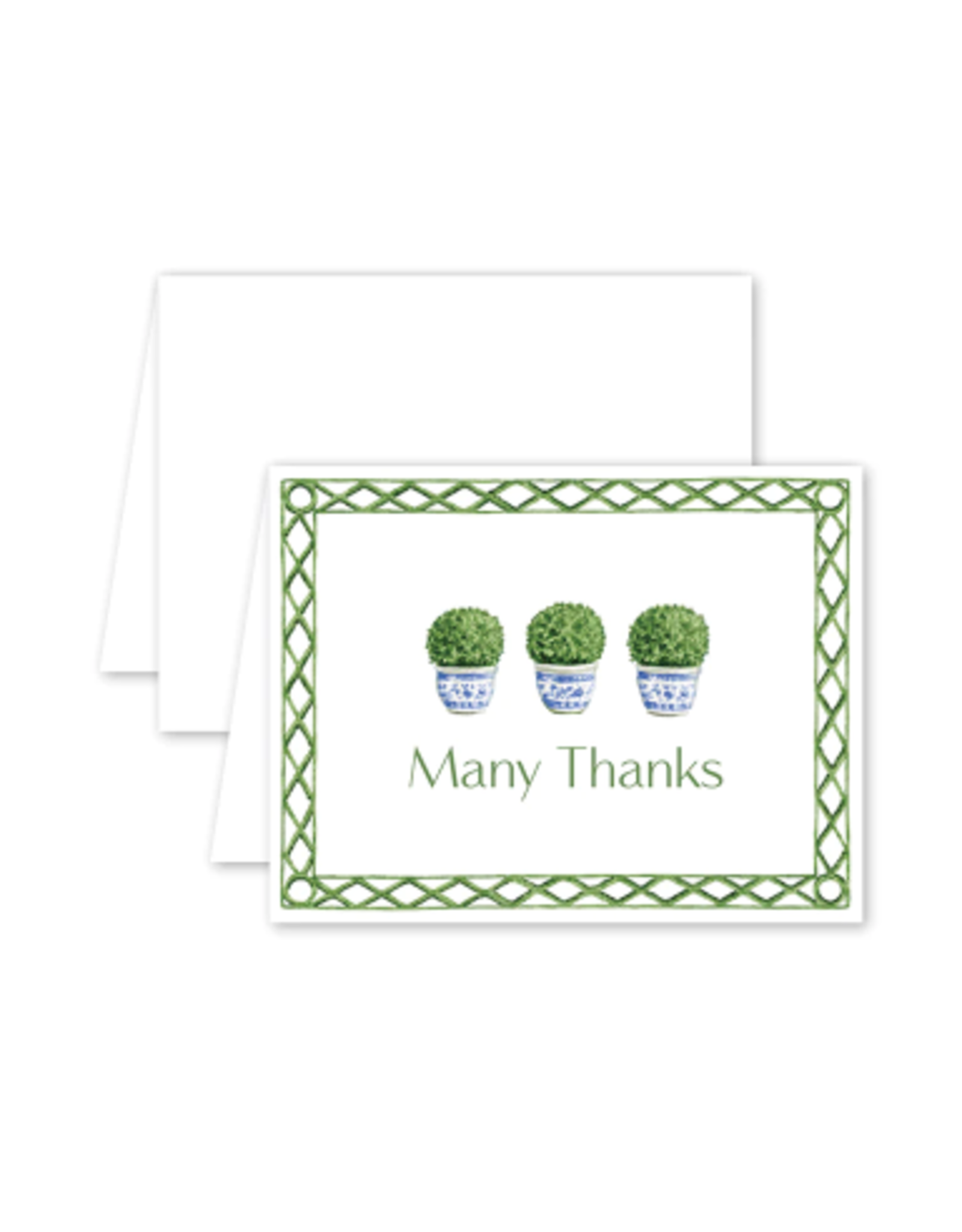 Dogwood Hill Poolside Topiary Thanks Card Boxed Set