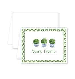 Dogwood Hill Poolside Topiary Thanks Card Boxed Set