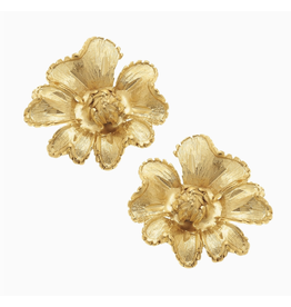 Susan Shaw Marigold Stud in Gold  Earrings by Susan Shaw