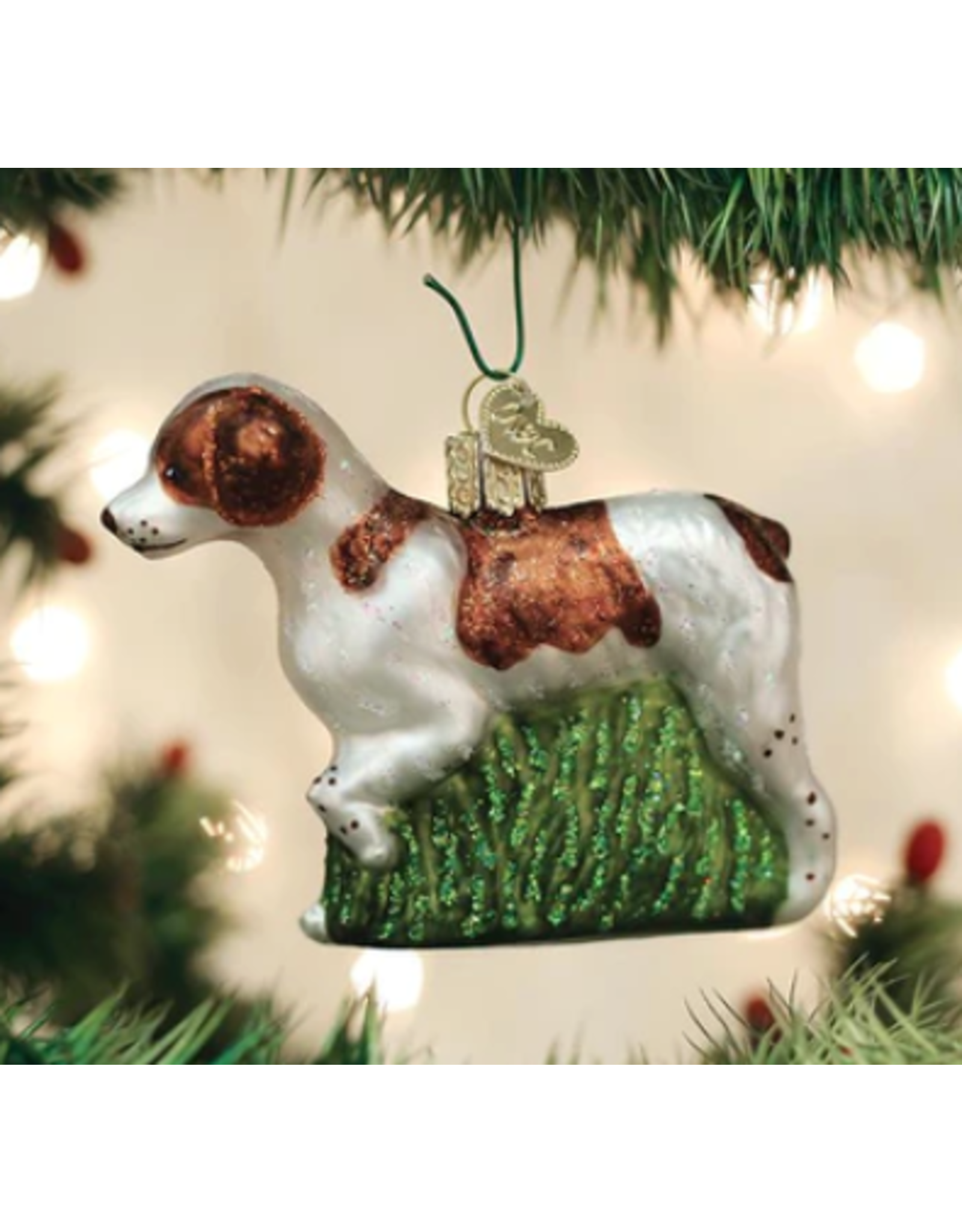 Brittany Spaniel Dog Ornament