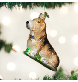 Basset Hound Dog Ornament