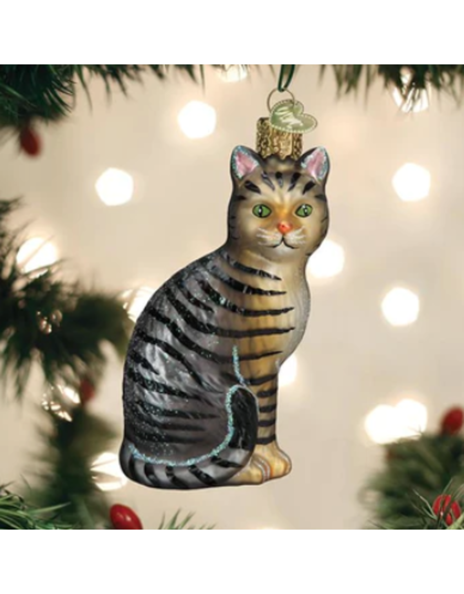Tabby Cat Ornament