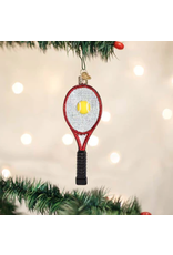 Tennis Racquet in Red Ornament