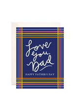 Bloomwolf Studio Love Dad Stripes Card