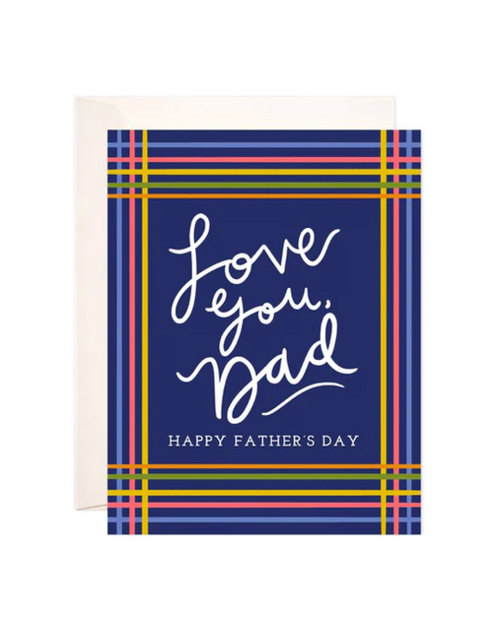 Bloomwolf Studio Love Dad Stripes Card