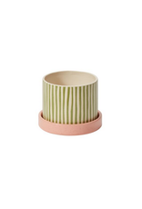 Decor Shop at Junebug Melancia Pot with Saucer 5.5" x 4.25"