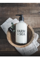 Farm + Sea Peony + Sea Salt Lotion in Glass Pump Bottle