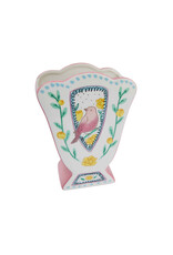 Decor Shop at Junebug Ceramic Vase with Scalloped Edge