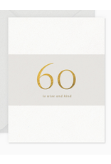 Smitten on Paper 60 Milestone Birthday Greeting Card Smitten on Paper 60 Milestone Birthday Greeting Card