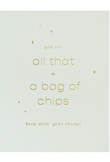 Smitten on Paper You Are All That Card