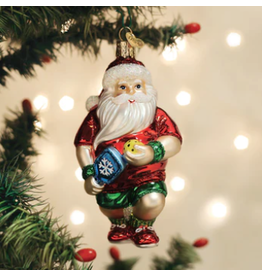 Pickleball Santa Ornament
