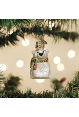 Mini Polar Bear Ornament