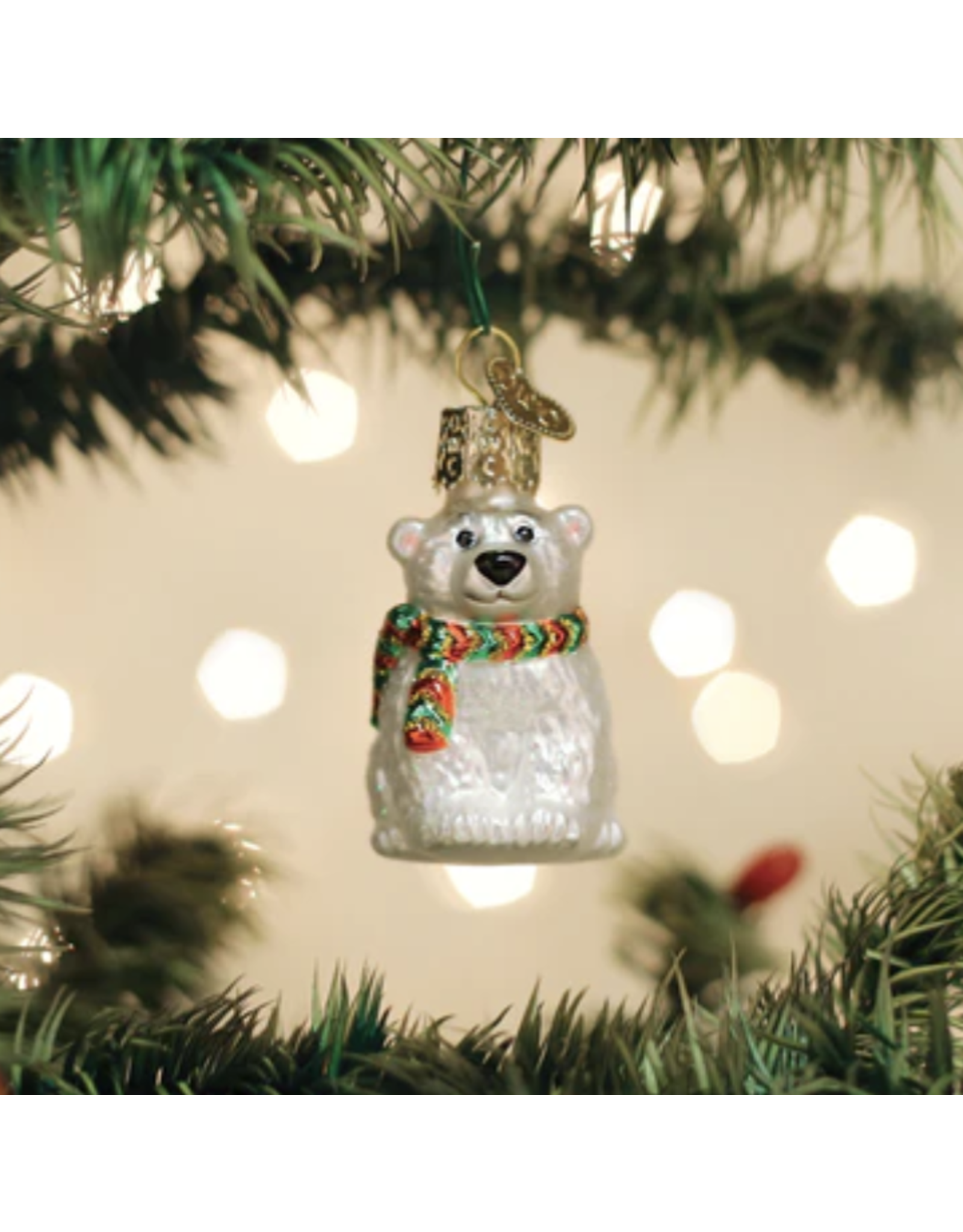 Mini Polar Bear Ornament