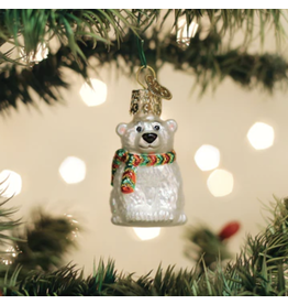 Mini Polar Bear Ornament