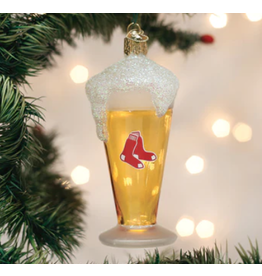 Red Sox Glass of Beer Ornament