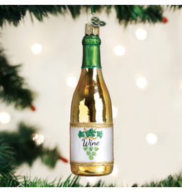 White Wine Bottle Ornament
