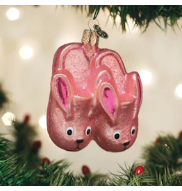 Bunny Slippers Ornament