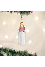 Pink Baby Bottle Ornament