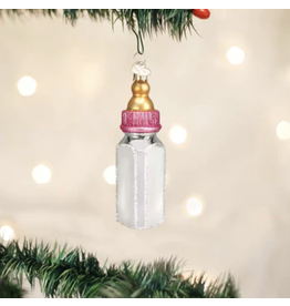 Pink Baby Bottle Ornament