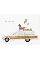 Dear Hancock Party on the Way Wagoneer Birthday Card