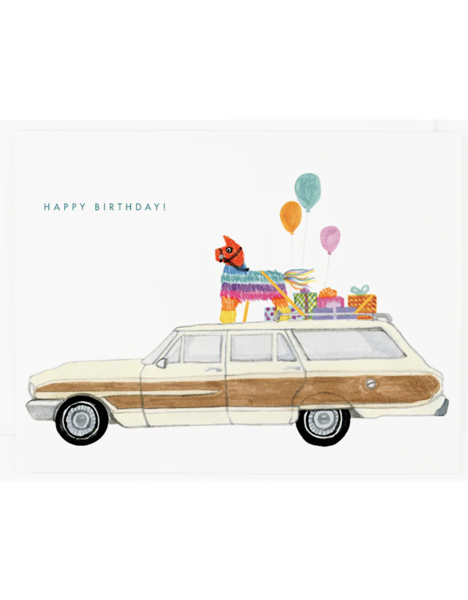 Dear Hancock Party on the Way Wagoneer Birthday Card