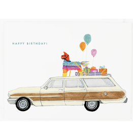 Dear Hancock Party on the Way Wagoneer Birthday Card
