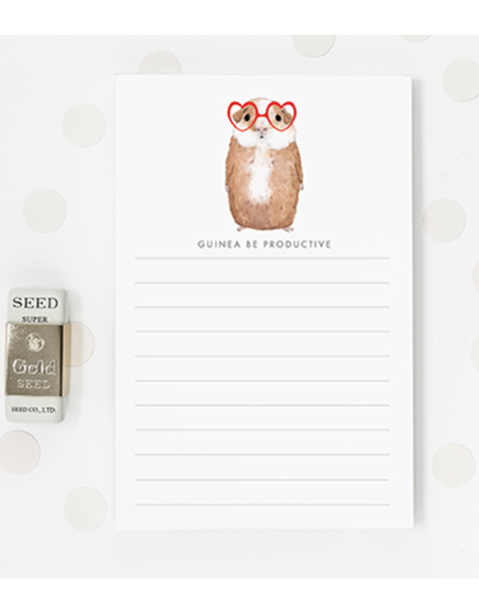 Dear Hancock Guinea Be Productive Notepad