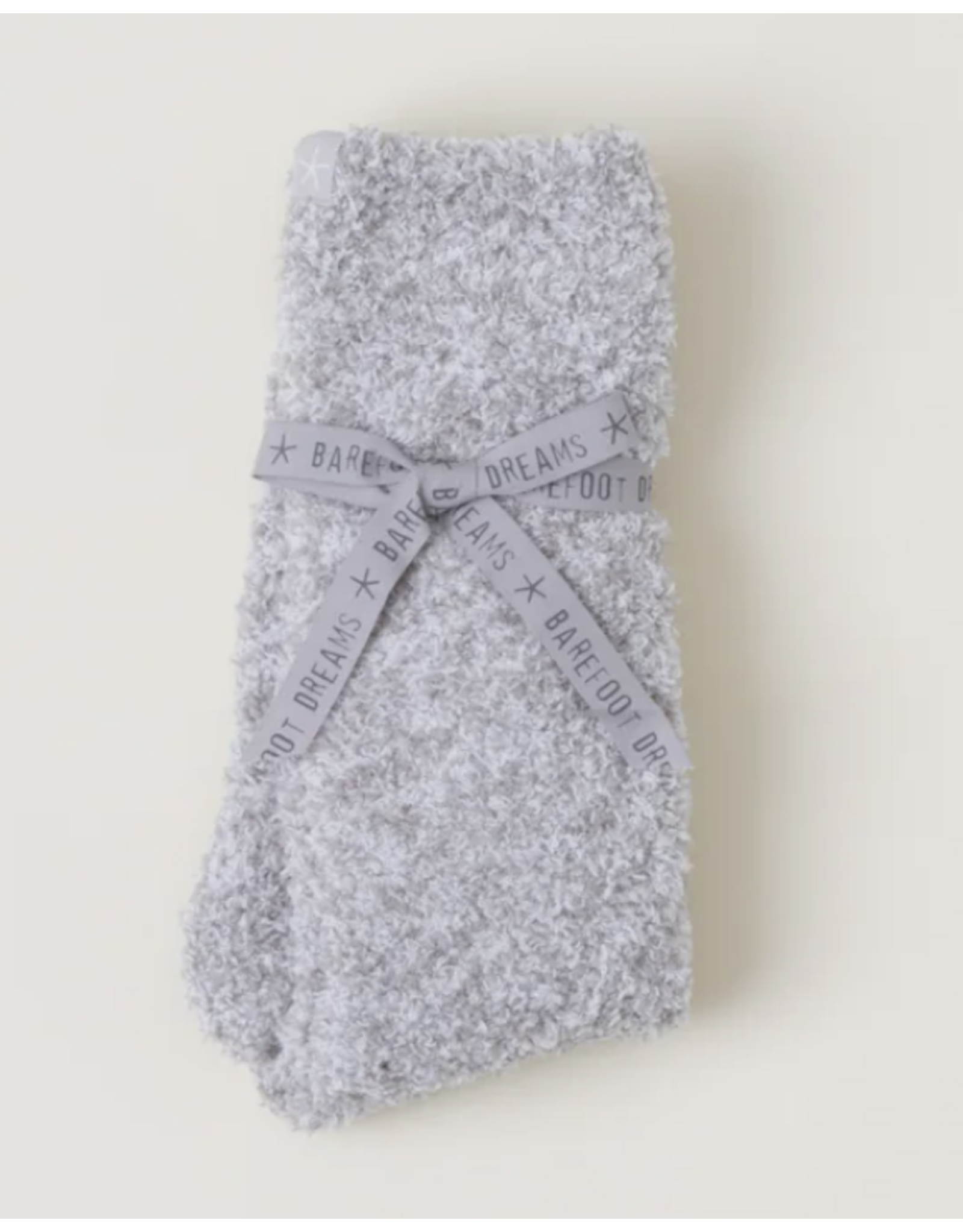 Barefoot Dreams CozyChic Heathered Socks in Oyster
