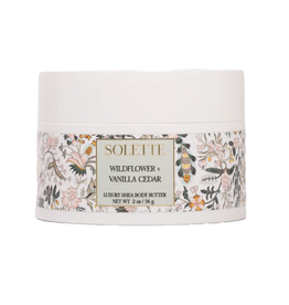 Solette Mini Wildflower + Vanilla Cedar Body Butter 2 oz
