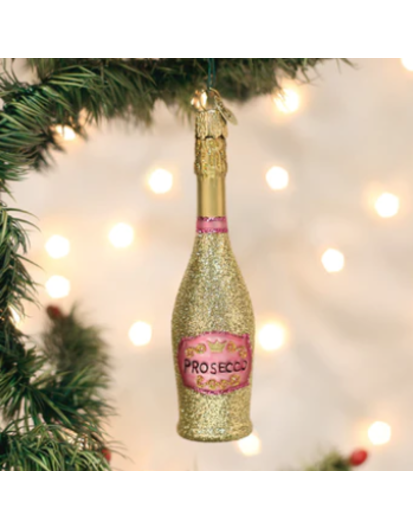Prosecco Bottle Ornament