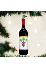 Red Wine Bottle Ornament