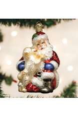 Santa's Puppy Love Ornament