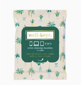 Well-Kept Screen Wipes, Pack of 15 in Plant Lady