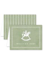 Dogwood Hill Porcelain Verte Baby Card