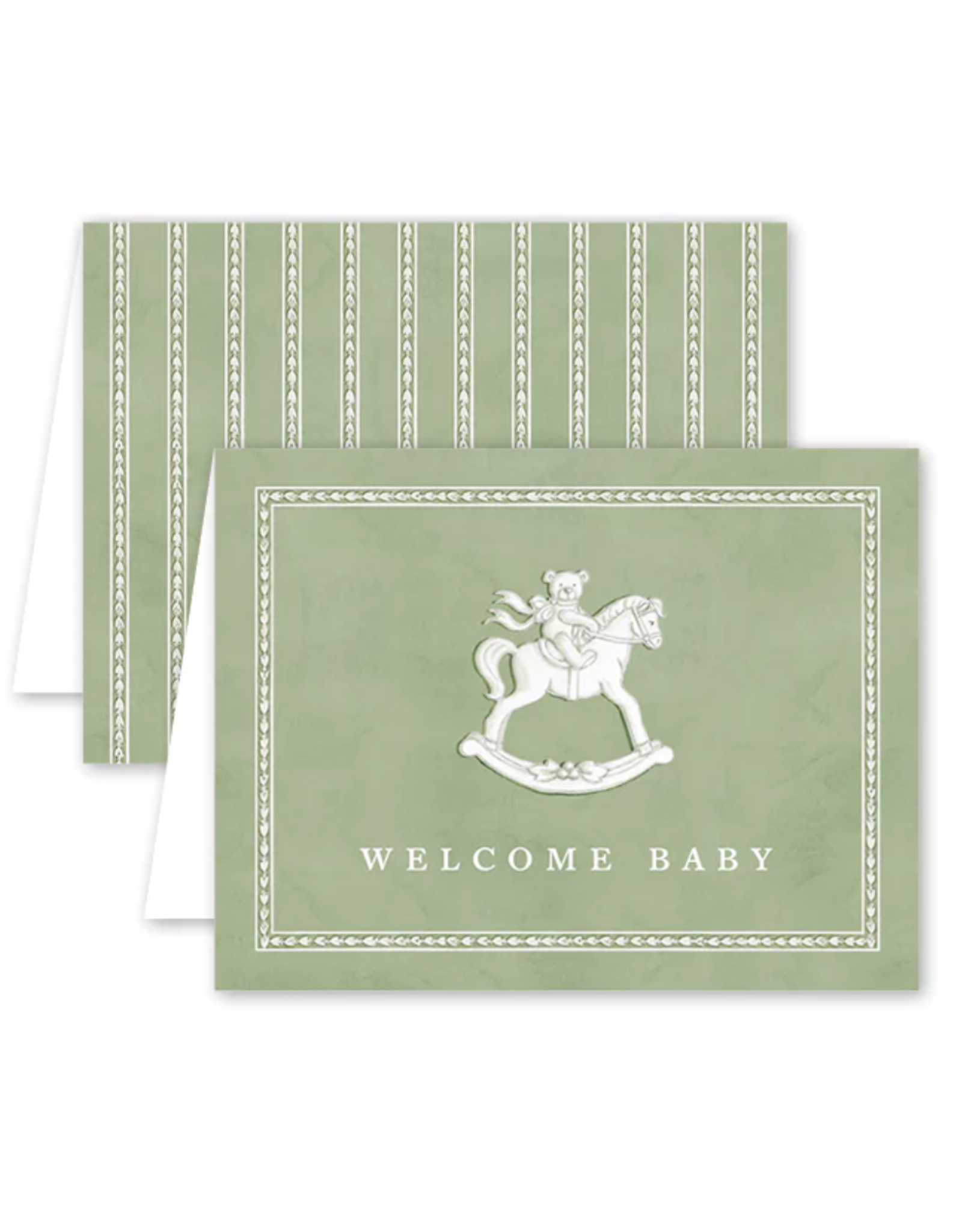 Dogwood Hill Porcelain Verte Baby Card