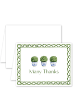 Dogwood Hill Poolside Topiary Thank You Card
