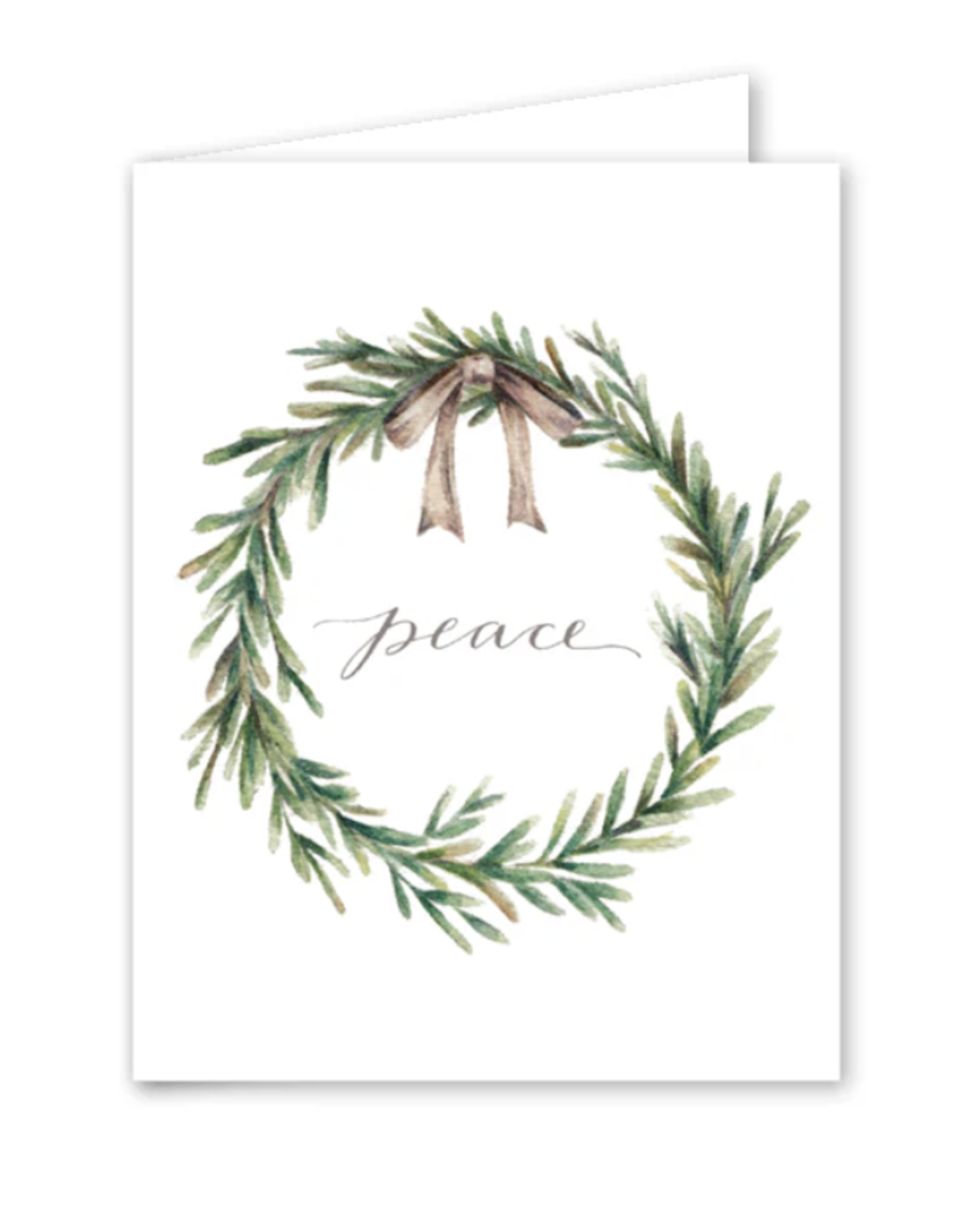 Dogwood Hill Peace Wreath Card