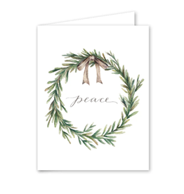 Dogwood Hill Peace Wreath Card