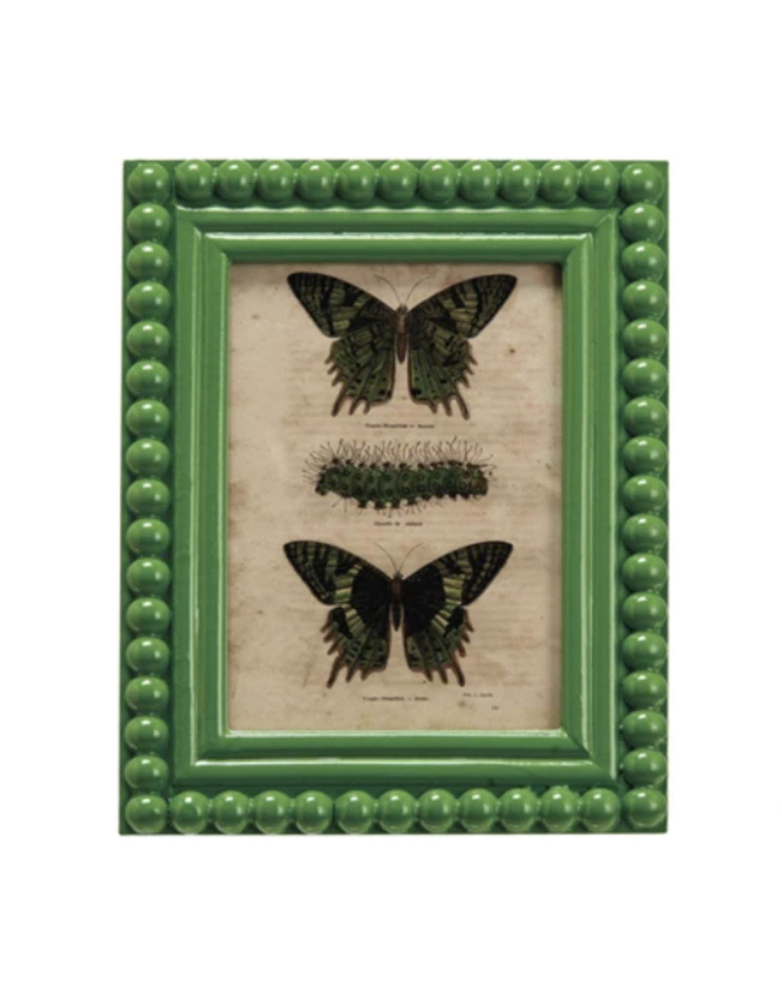 Decor Shop at Junebug Large Bobbin Frame 5 x 7 in Emerald Green